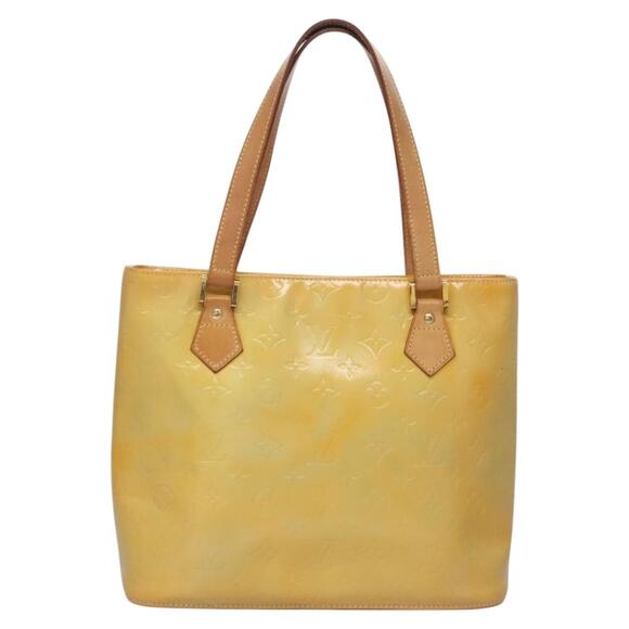 LOUIS VUITTON Monogram Vernis Houston Hand Bag Gris M91053 - Picture 2 of 13